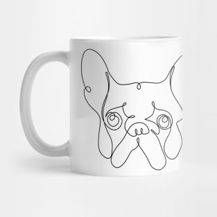 One Line French bulldog Mug